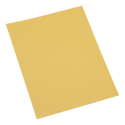 5+Star+Office+Square+Cut+Folder+Recycled+250gsm+A4+Yellow+%5BPack+100%5D