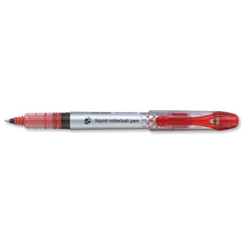 5+Star+Elite+Rollerball+Pen+Liquid+Ink+0.7mm+Tip+0.5mm+Line+Red+%5BPack+12%5D