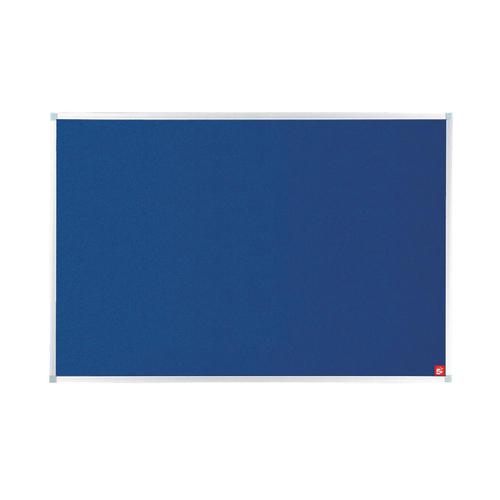 5+Star+Office+Felt+Noticeboard+with+Fixings+and+Aluminium+Trim+W1200x900mm+Blue