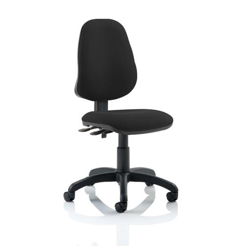 Eclipse+Plus+II+Lever+Task+Operator+Chair+Black+Without+Arms