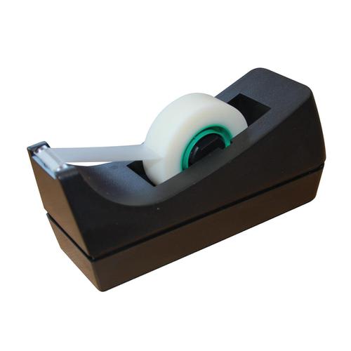5 Star Office Tape Dispenser Desktop Roll Capacity 25mm Width 33m Length Black
