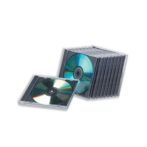 CD+Jewel+Case+with+High+Impact+Protection+Plastic+Clear+%5BPack+10%5D