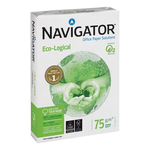 Navigator+Eco-logical+Paper+FSC+75gsm+A4+Wht+Ref+NEC0750012+%5B5+x+500+Shts%5D