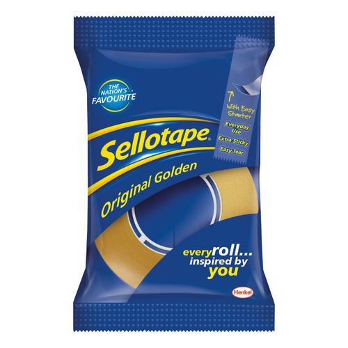 Sellotape+Original+Golden+Tape+18mm+x+25m+%5BPack+8%5D