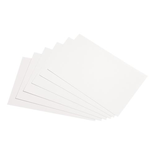 5+Star+Office+Record+Cards+Blank+8x5in+203x127mm+White+%5BPack+100%5D