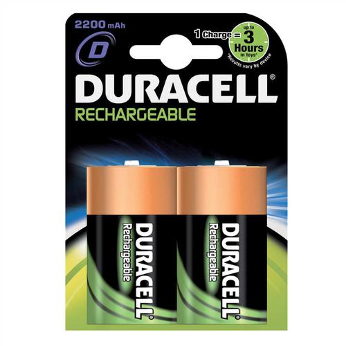 Duracell+Battery+Rechargeable+Accu+NiMH+Capacity+3000mAh+D+Ref+81364737+%5BPack+2%5D