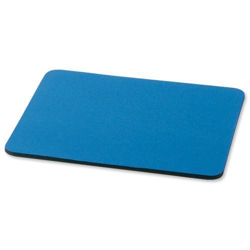 5+Star+Office+Mouse+Mat+with+6mm+Rubber+Sponge+Backing+W248xD220mm+Blue