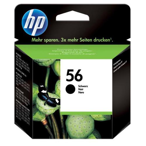 Hewlett Packard [HP] No.56 Inkjet Cartridge Page Life 520pp 19ml Black Ref C6656AE