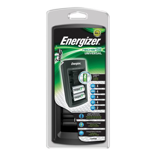 Energizer+Universal+Battery+Charger+CHEUF+with+Smart+LED+2-5Hrs+Time+for+AAA+AA+C+D+9V+Ref+E301335700