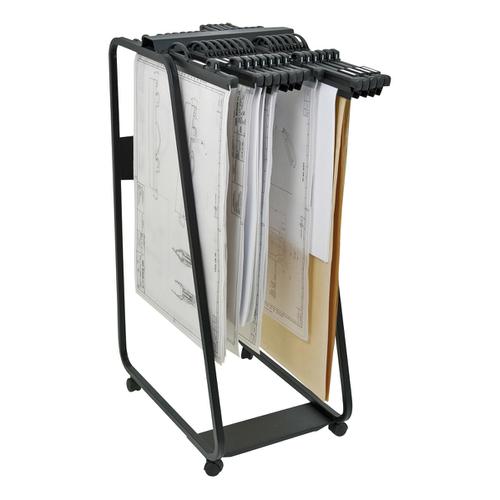 Arnos Hang-A-Plan General Front Load Trolley for Approx 20 Binders A0-A1-A2-B1 W550xD800xH1320mm Ref D060