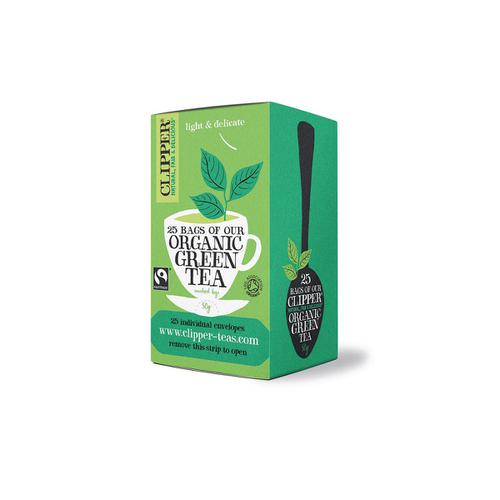 Clipper+Organic+Green+Tea+Fairtrade+Light+and+Refreshing+Teabags+Ref+A06744+%5BPack+25%5D