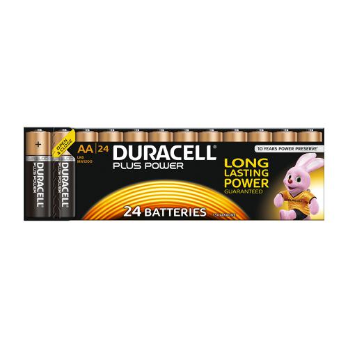Duracell Plus Power Battery Alkaline 1.5V AA Ref 81275383 [Pack 24]