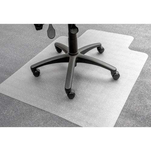 5+Star+Office+Chair+Mat+For+Carpets+PVC+Lipped+900x1200mm+Clear%2FTransparent