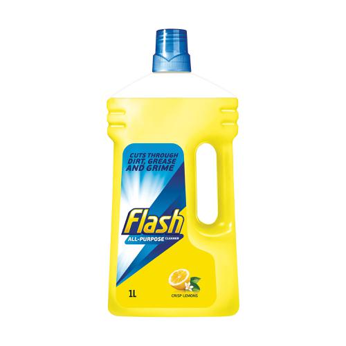 Flash All Purpose Cleaner for Washable Surfaces 1 Litre Lemon Fragrance Ref 1014073