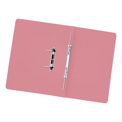 5 Star Elite Transfer Spring File Heavyweight 315gsm Capacity 38mm Foolscap Pink [Pack 50]