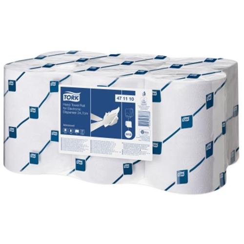 Tork+24.7cm+Electronic+Dispenser+Hand+Towel+Roll+Continuous+2-Ply+150m+White+Ref+471110+%5BPack+6%5D