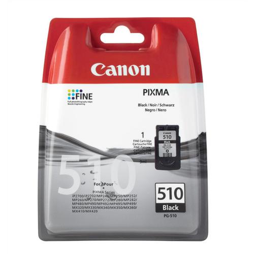 Canon PG-510 Inkjet Cartridge 220pp 9ml Black Ref 2970B001
