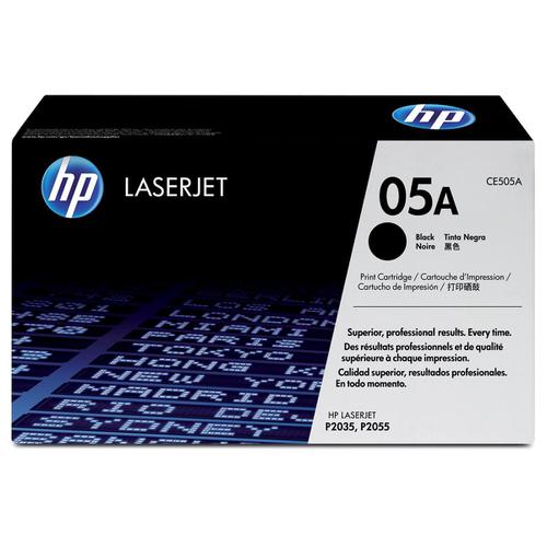 HP 05A Laser Toner Cartridge Page Life 2300pp Black Ref CE505A