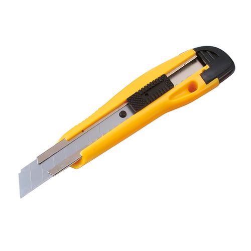 5 Star Office Cutting Knife Medium Duty with Locking Device and Snap-off Blades 18mm
