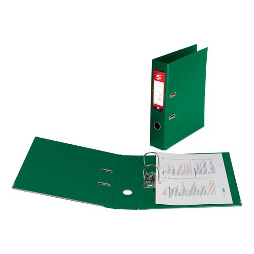 5+Star+Office+Lever+Arch+File+Polypropylene+Capacity+70mm+Foolscap+Green+%5BPack+10%5D