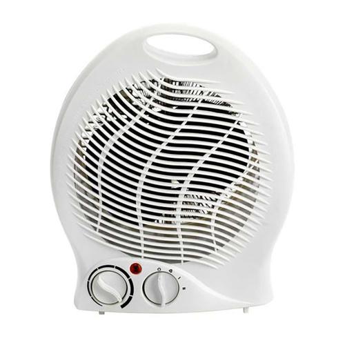2kW+Upright+Fan+Heater+White+with+Thermostat+2+Heat+Settings+1kW+2kW+Ref+FH1P-2000W