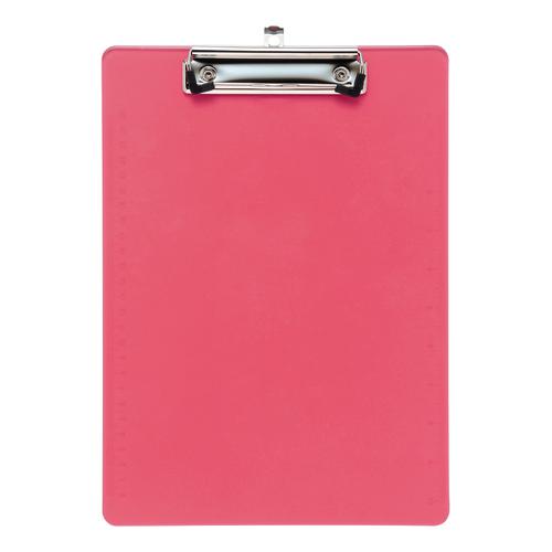 5+Star+Office+Clipboard+Solid+Plastic+Durable+with+Rounded+Corners+A4+Pink