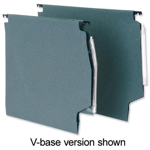 5 Star Office Lateral File Manilla 25mm 270gsm A4 Green [Pack 25]