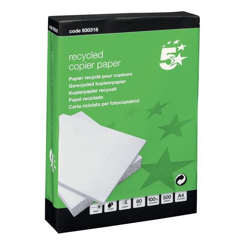 Xerox Recycled 80gsm A4 Laser Copier Paper 500 1000 2500 5000 10000 Ream Inkjet 