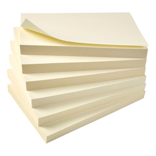 5+Star+Eco+Re-Move+Recycled+Notes+Repositionable+Pad+of+100+Sheets+76x127mm+Yellow+%5BPack+12%5D