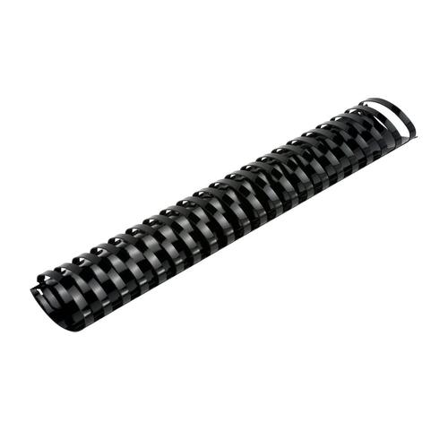 5 Star Office Binding Combs Plastic 21 Ring 425 Sheets A4 50mm Black [Pack 50]