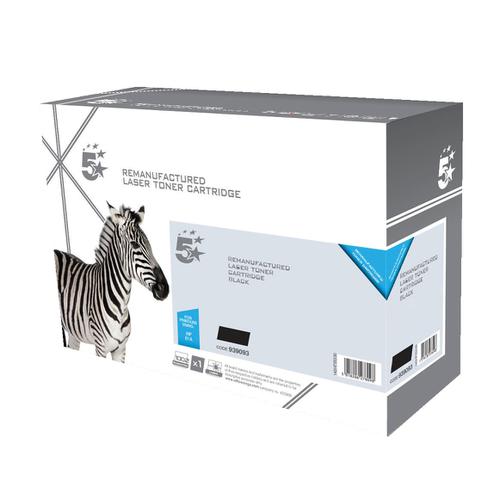 5 Star Office Remanufactured Laser Toner Cartridge HY Page Life 10500pp Black [HP CF281A Alternative]