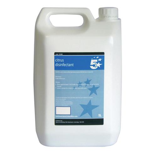 5+Star+Facilities+Concentrated+Citrus+Disinfectant+5+Litres