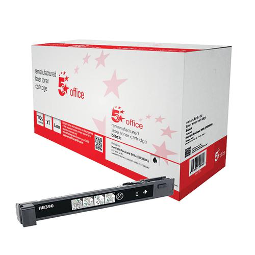5+Star+Office+Remanufactured+Laser+Toner+Cartridge+Page+Life+19500pp+Black+%5BHP+825A+CB390A+Alternative%5D
