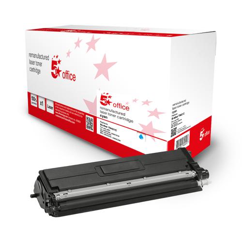 5+Star+Office+Remanufactured+Toner+Cartridge+Page+Life+Cyan+1800pp+%5BBrother+TN421C+Alternative%5D