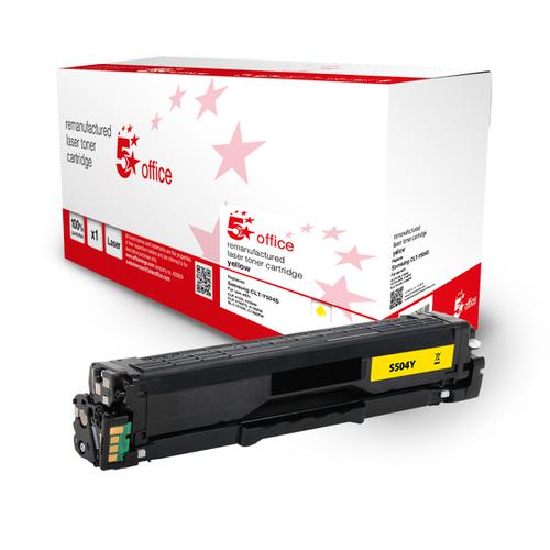 5+Star+Office+Remanufactured+Toner+Cartridge+Page+Life+Yellow+1800pp+%5BSamsung+SU502A+Alternative%5D