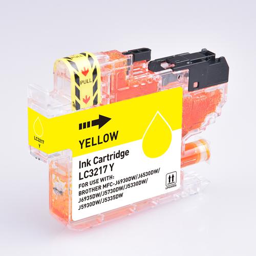 5+Star+Value+Remanufactured+Inkjet+Cartridge+Page+Life+550pp+Yellow+%5BBrother+LC3217Y+Alternative%5D