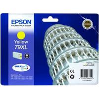 Epson 79XL Inkjet Cartridge Tower of Pisa High Yield Page Life 2000pp17.1ml Yellow Ref C13T79044010