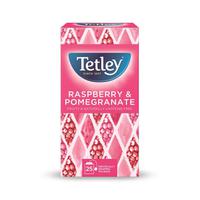 TETLEY RASPBERRY&POM TEA BAGS PK25 1580A