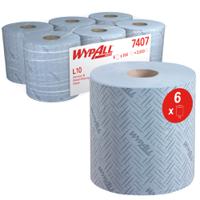 WYPALL L10 C/FEED WIPING ROLLS BLUE PK6