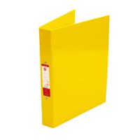 5 Star Office 2 O-Ring Binders A4 Yellow [Pack 10]