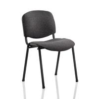 #TREXUS STACKING CHAIR BLACK FRAME CHAR