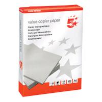 5 Star Value Copier Paper Multifunctional Ream-Wrapped 80gsm A4 White [500 Sheets]