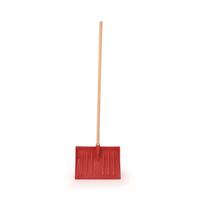 HEAVY DUTY SHOVEL WITH HANDLE RED