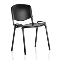 #TREXUS STACKING CHAIR BLACKPOLY
