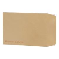 5 Star Office Envelopes Recycled Board Backed Hot Melt Peel & Seal C4 324x229mm 120gsm Manilla [Pack 125]