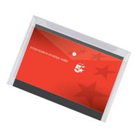 5 Star Office Envelope Stud Wallet Polypropylene A4 Transparent Clear [Pack 5]