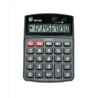 5 Star Office Desktop Calculator 10 Digit Display 3 Key Memory Battery/Solar Power 94x32x124mm Black