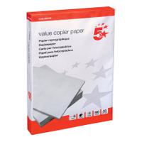 5 Star Value Copier PEFC Paper Multifunctional Ream-Wrapped 80gsm A3 White [500 Sheets]