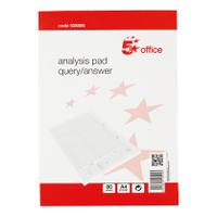 5 STAR QUERY/ANSWER ANALYSIS PAD A4