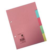 5 STAR OFFICE FILE DIVIDERS A5 5 PART